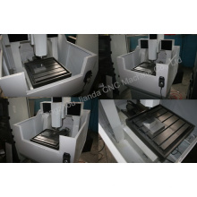 Machine de découpage de gravure de moule de machine de commande numérique par ordinateur de travail des métaux